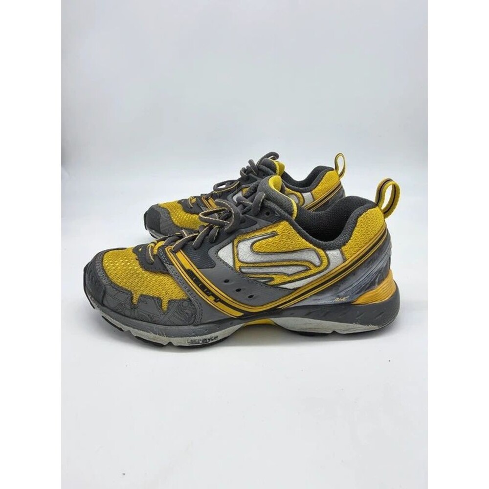 Scott Aztec Pro Trail Running Shoes Womens 8.5 Yellow Grey Carbon AHC Sneaker